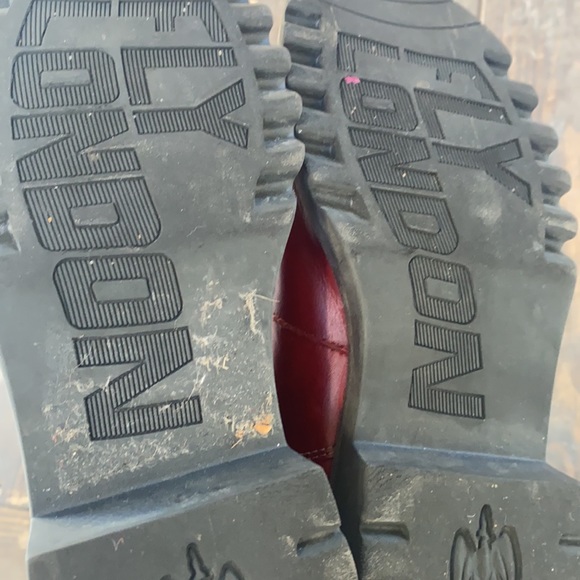 Fly London Roji Leather Lace Up Ankle Boots, Red - Picture 10 of 16